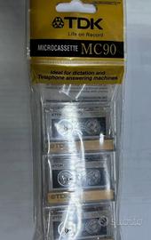 TDK MC60 Microcassette Tapes X3