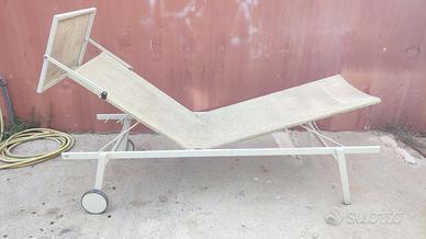 Lettini Sdraie Schienale e gambe regolabili +ruote
