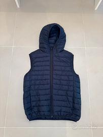 imbottito H&M Blu Notte con Cappuccio - Taglia M