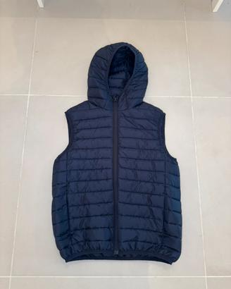 imbottito H&M Blu Notte con Cappuccio - Taglia M