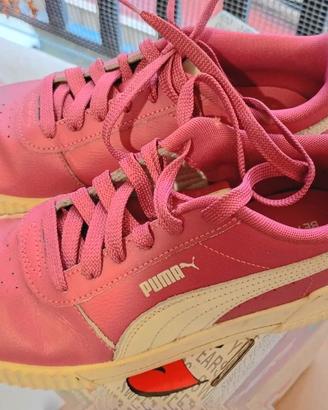 Scarpe Puma Rosa e Bianche