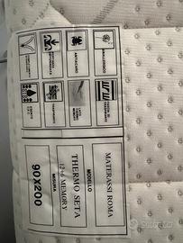 Materasso Memory 90x200 Thermo Seta – come nuovo