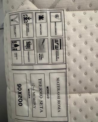 Materasso Memory 90x200 Thermo Seta – come nuovo
