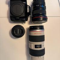 Canon 80D attrezzatura