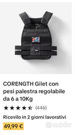 Giubetto con pesi