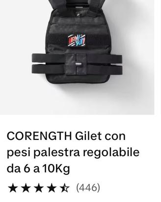 Giubetto con pesi