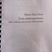 L’età contemporanea di Banti