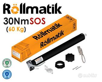 Motore tapparelle man. SOS 30 Nm 60Kg asta e snodo