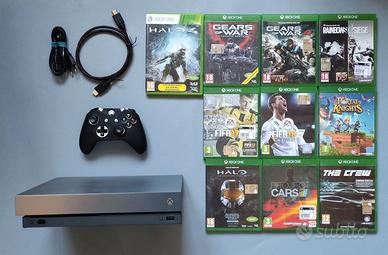 Console Xbox ONE X con 10 giochi - Originali