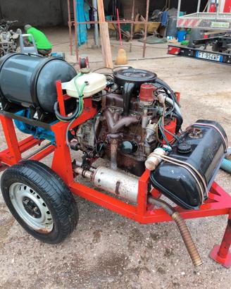 Motopompa irrigazione, 2 gettoni e 150mt di tubi
