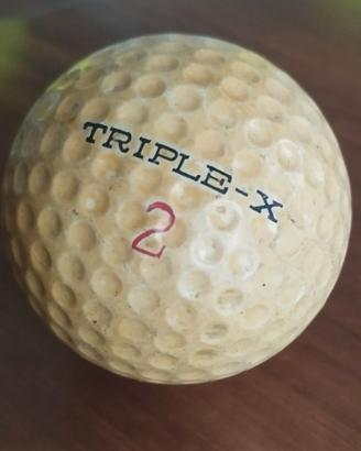 Vintage Golf ball - TRIPLE-X 2