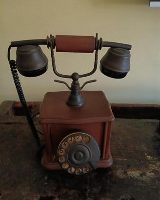 Telefono Vintage/Antiquariato in Legno e Ottone