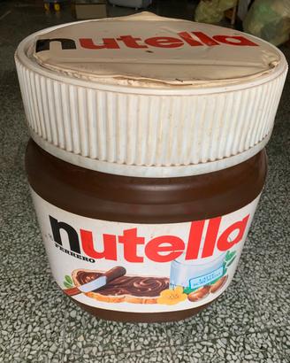Pouf Nutella con cuscino
