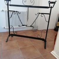 alare tipico friulano in ferro battuto