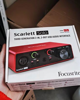 scarlett solo 3 gen