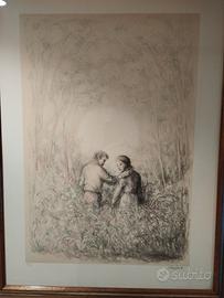 quadro prova d'autore Domenico Purificato