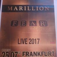 MARILLION 2017 TOUR POSTER - F.E.A.R.