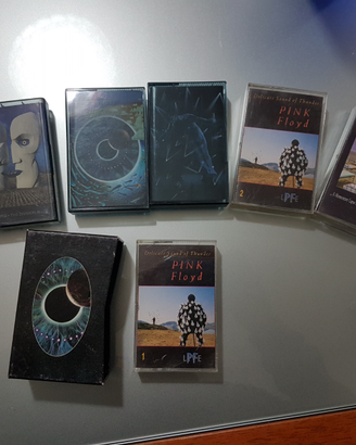 Musicassette MC Pink Floyd album live e Madonna