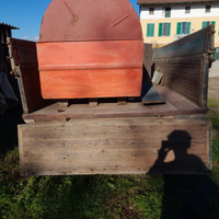 Rimorchio agricolo in legno (anni 60)