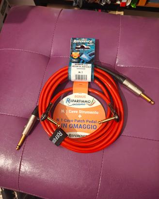 Jack Reference 3m + Cavo patch 15cm #Neutrik 