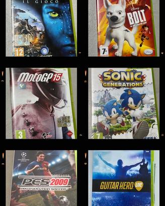 Lotto giochi xbox 360