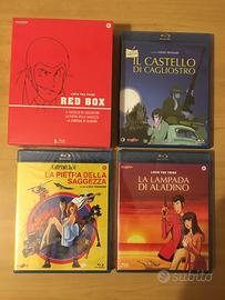 Lupin III Red Box 3 BD Cagliostro Saggezza Aladino