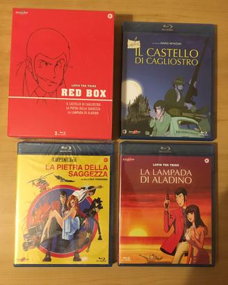 Lupin III Red Box 3 BD Cagliostro Saggezza Aladino