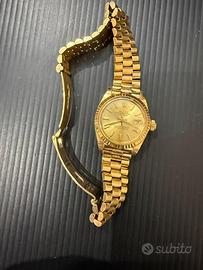 Rolex lady date just oro 18 kt