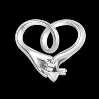 Gnoce Charm Ciondolo Argento Promessa D'Amore