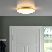 2x lampada soffitto o parete plafoniera bianca led