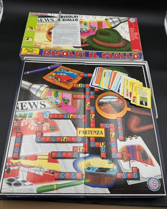 Gioco da tavolo vintage Risolvi il Giallo