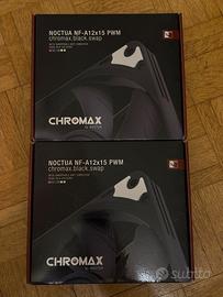 2x Noctua NF-A12x15 PWM chromax.black.swap