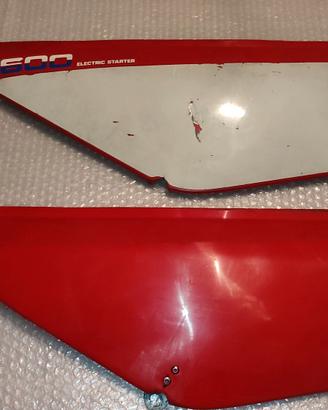 Honda XL 600 RM fianchetti sinistri rossi