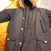   woolrich uomo parka blu