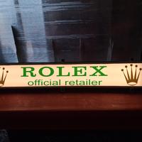 insegna luminosa pubblicitaria Rolex