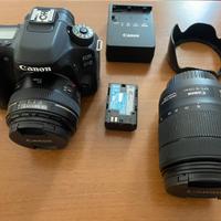 Fotocamera digitale Canon Eos 80d + grandangolo