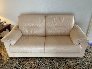 Coppia divani in pelle
