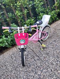 Bici Bambina B'Twin 16" Princess Rosa -