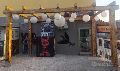 Struttura in legno tettoia gazebo