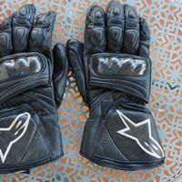Guanti moto Alpinestars pelle carbonio mis XL