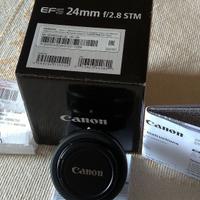 Obiettivo CANON efs 24mm f/2.8 STM