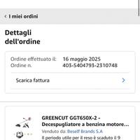 Decespugliatore greencut 65cc 4.9cv