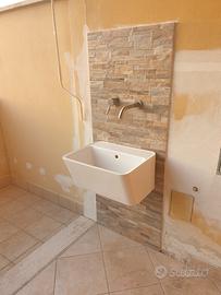 Lavabo e miscelatore