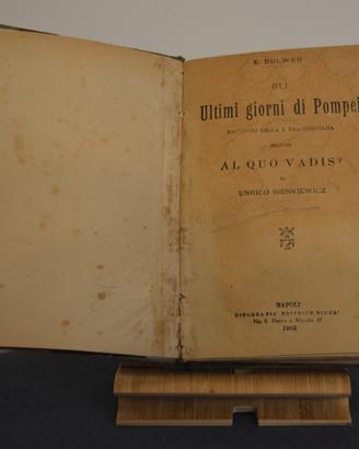 Libro - Gli ultimi giorni di Pompei - Bideri