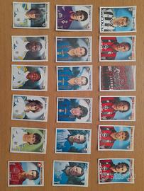 18 Figurine Calcio coppe 1996-1997 con Zidane e Za