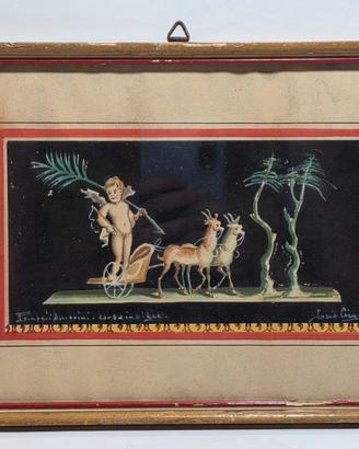 Ciro Iorio Dipinto Pompei Amorini Corsa in Biga XX