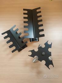 porta timbri n. 3 in metallo nero Lebez 