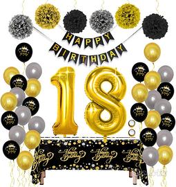 NUOVO-Decorazioni per la Festa 18  anni compleanno