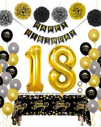 NUOVO-Decorazioni per la Festa 18  anni compleanno