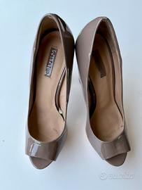 Open Toe Zara di vernice